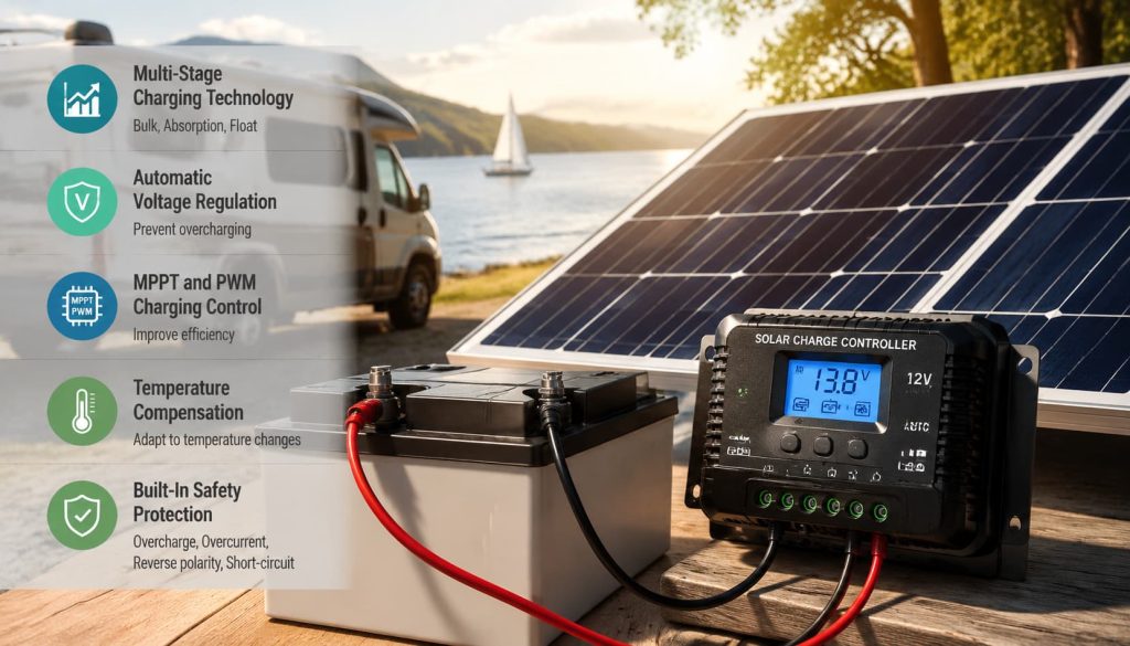 12v solar battery charger