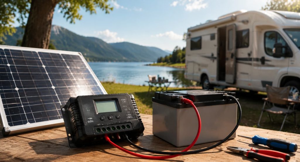 12v solar battery charger