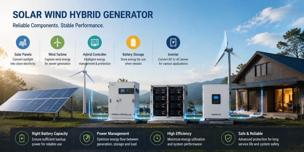 solar wind hybrid generator