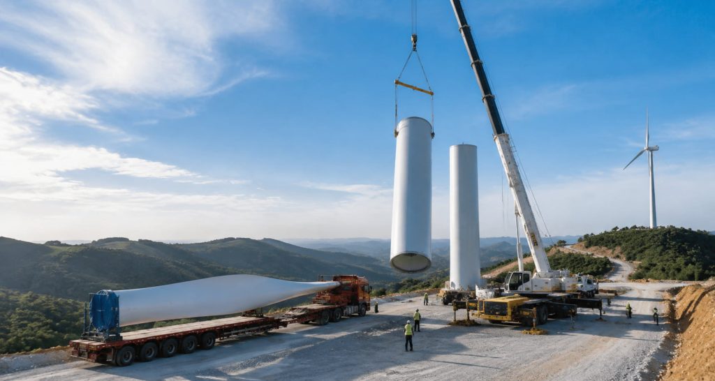 onshore wind turbine installation-2